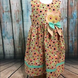 🔥Final Markdown Owl appliqué girls dress